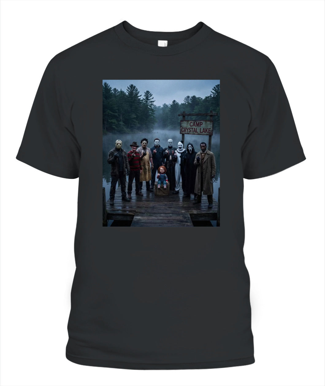 Camp Crystal Lake Legends – Horror Icons Shirt
