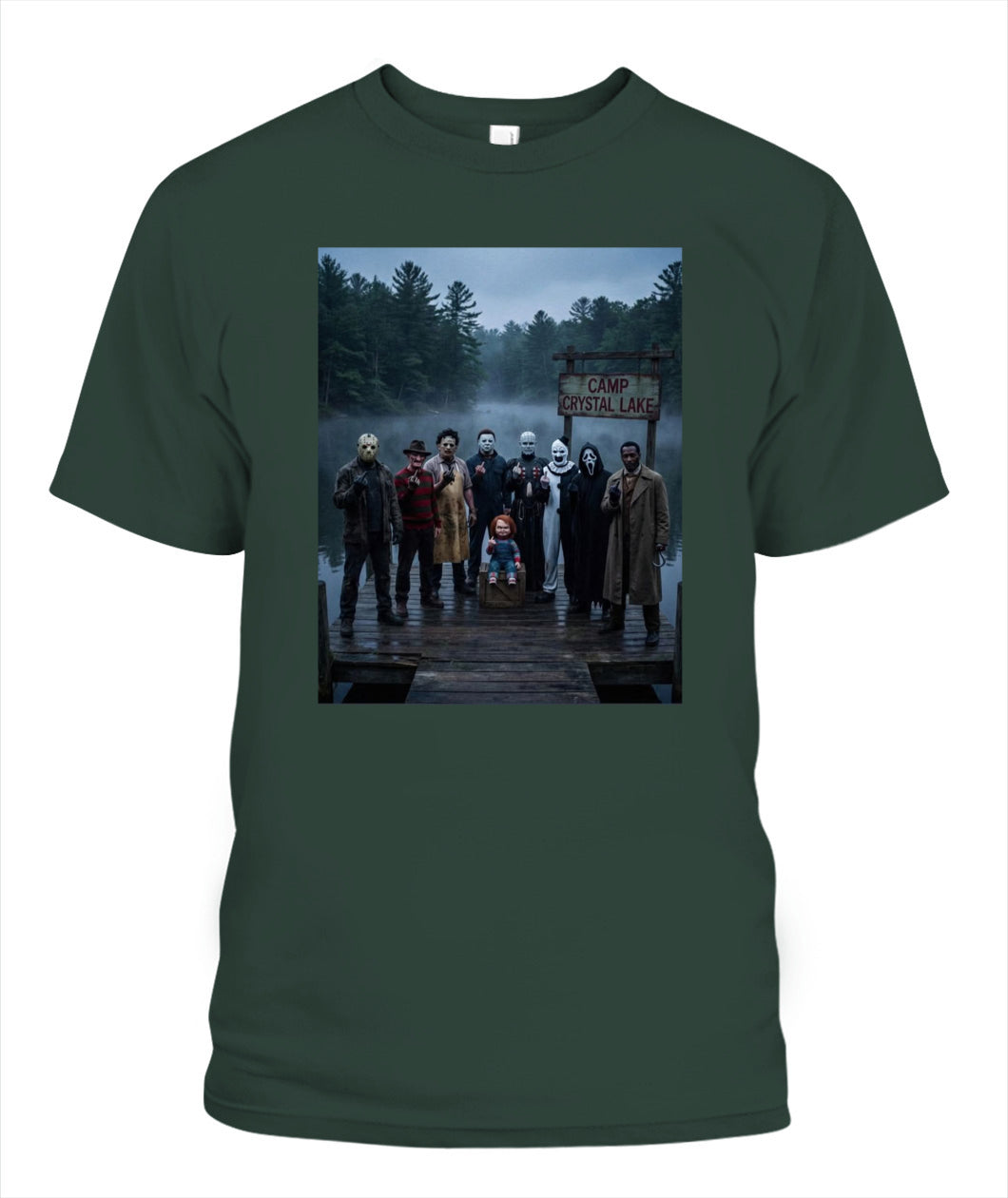 Camp Crystal Lake Legends – Horror Icons Shirt