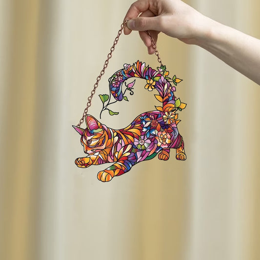 Beautiful Cat ACRYLIC Window Decor