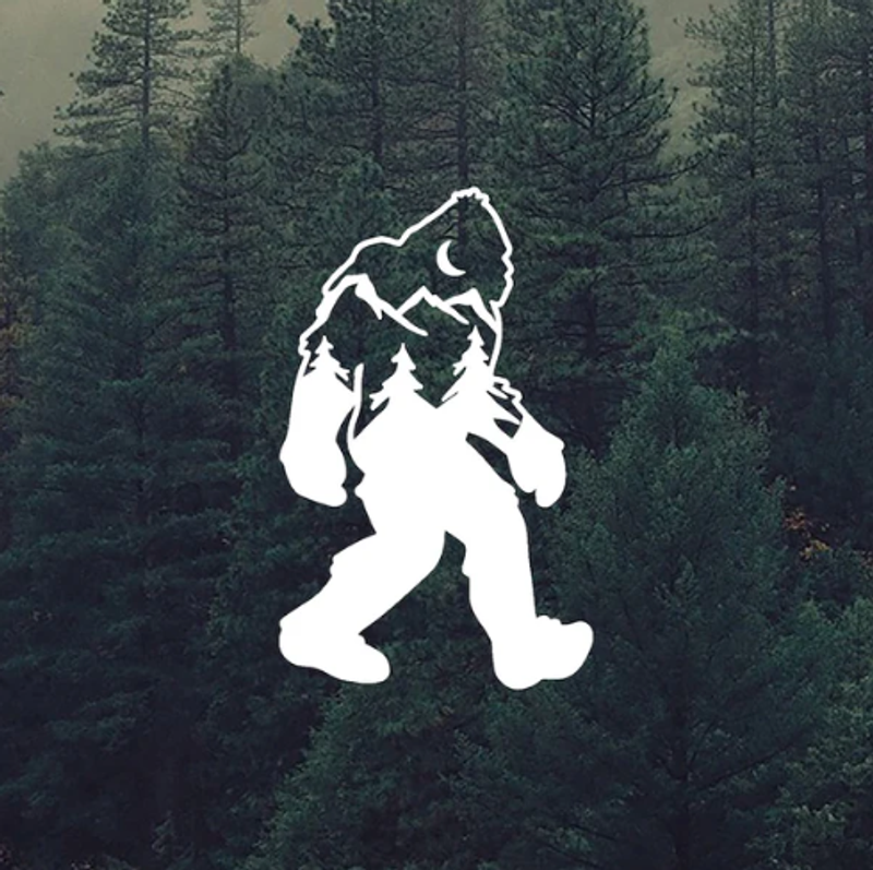 Sasquatch Mountain Vinyl Stickers