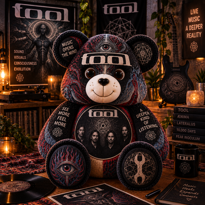Tool Bear Custom Shaped Pillow – Progressive Metal Fan Gift