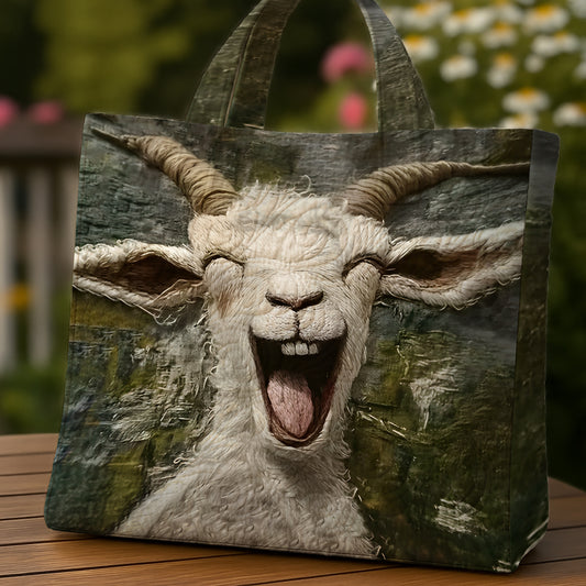 Funny Goat Tote Bag