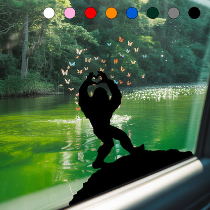 Forest Love Bigfoot Sticker