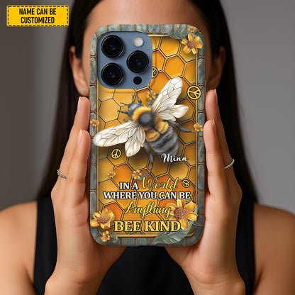 Bee Kind - Personalized Bee Phone Case
