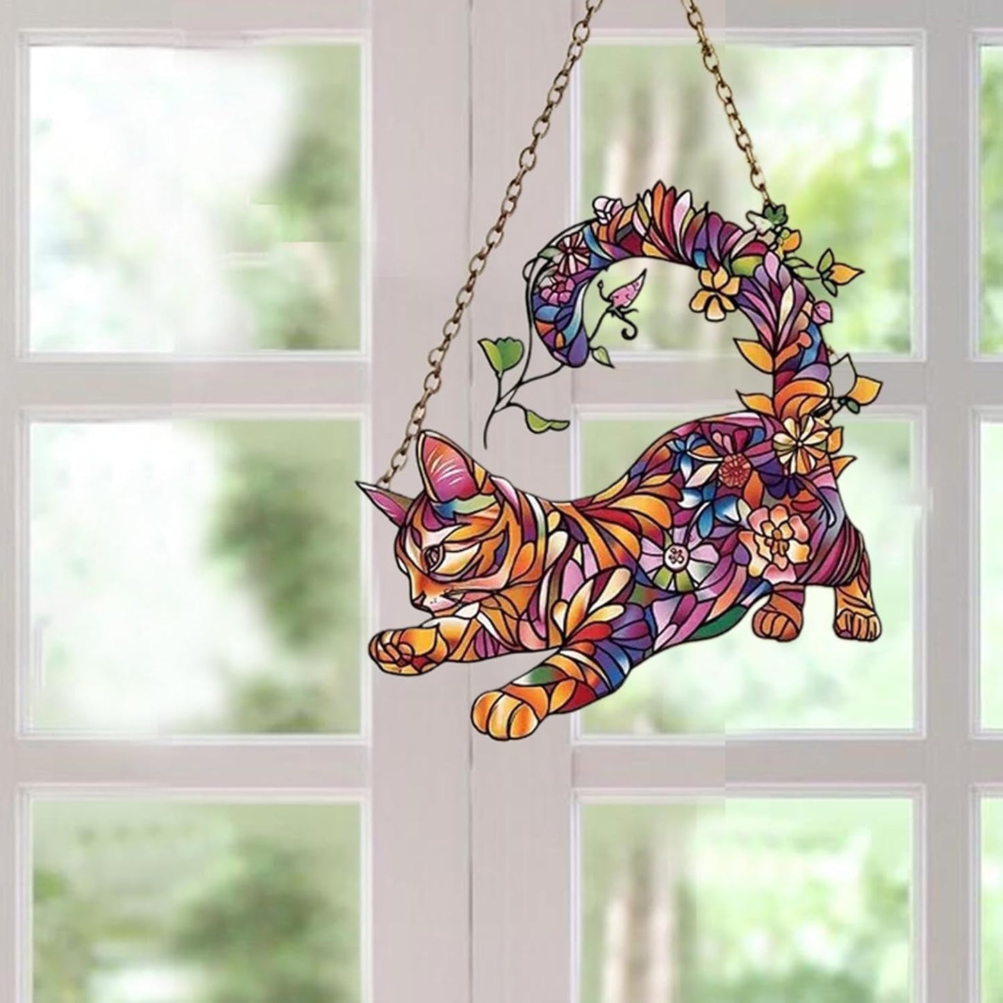 Beautiful Cat ACRYLIC Window Decor