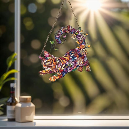Beautiful Cat ACRYLIC Window Decor