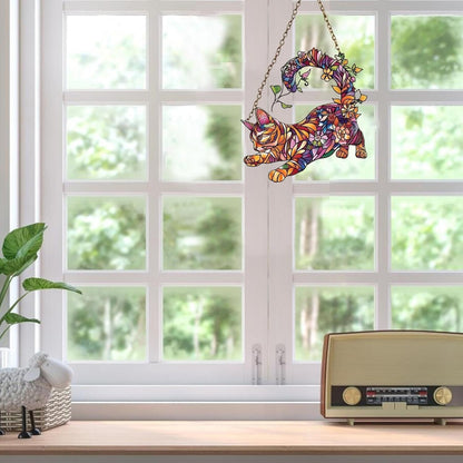 Beautiful Cat ACRYLIC Window Decor