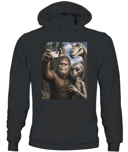 Legendary Creatures Selfie – Retro Outdoor Humor Tee