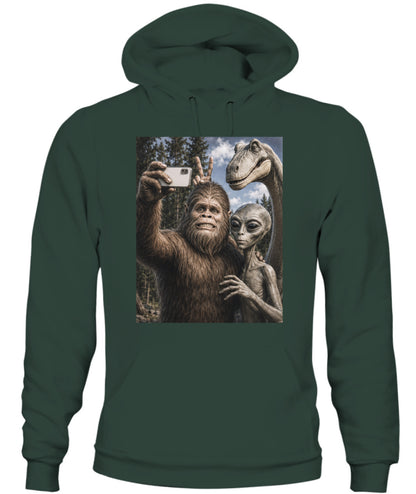 Legendary Creatures Selfie – Retro Outdoor Humor Tee