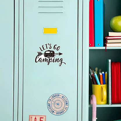 Let'S Go Camping Sticker