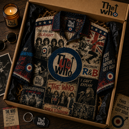 The Who Hawaiian Shirt - Vintage Music Fan Gift