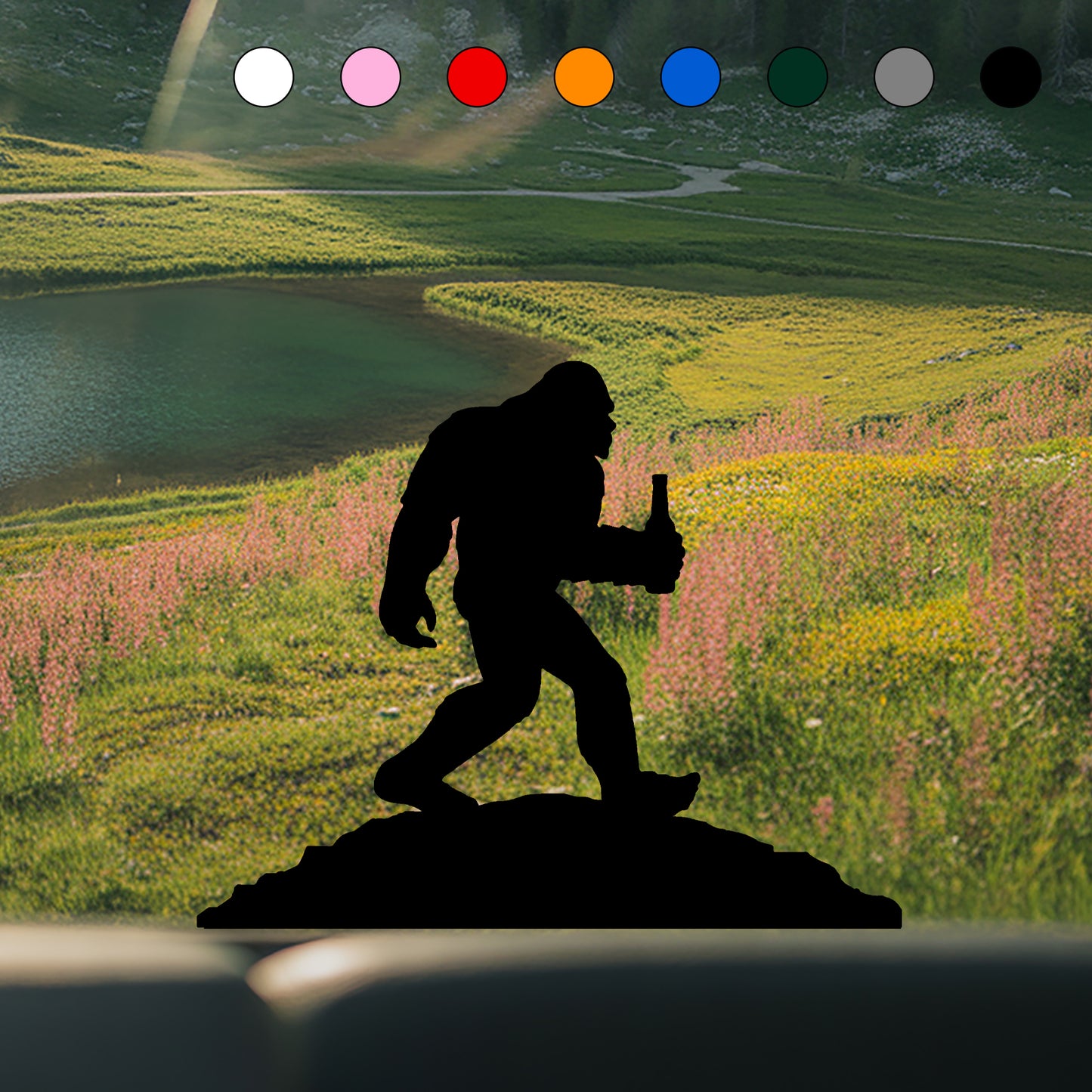 Chillin’ Bigfoot Sticker