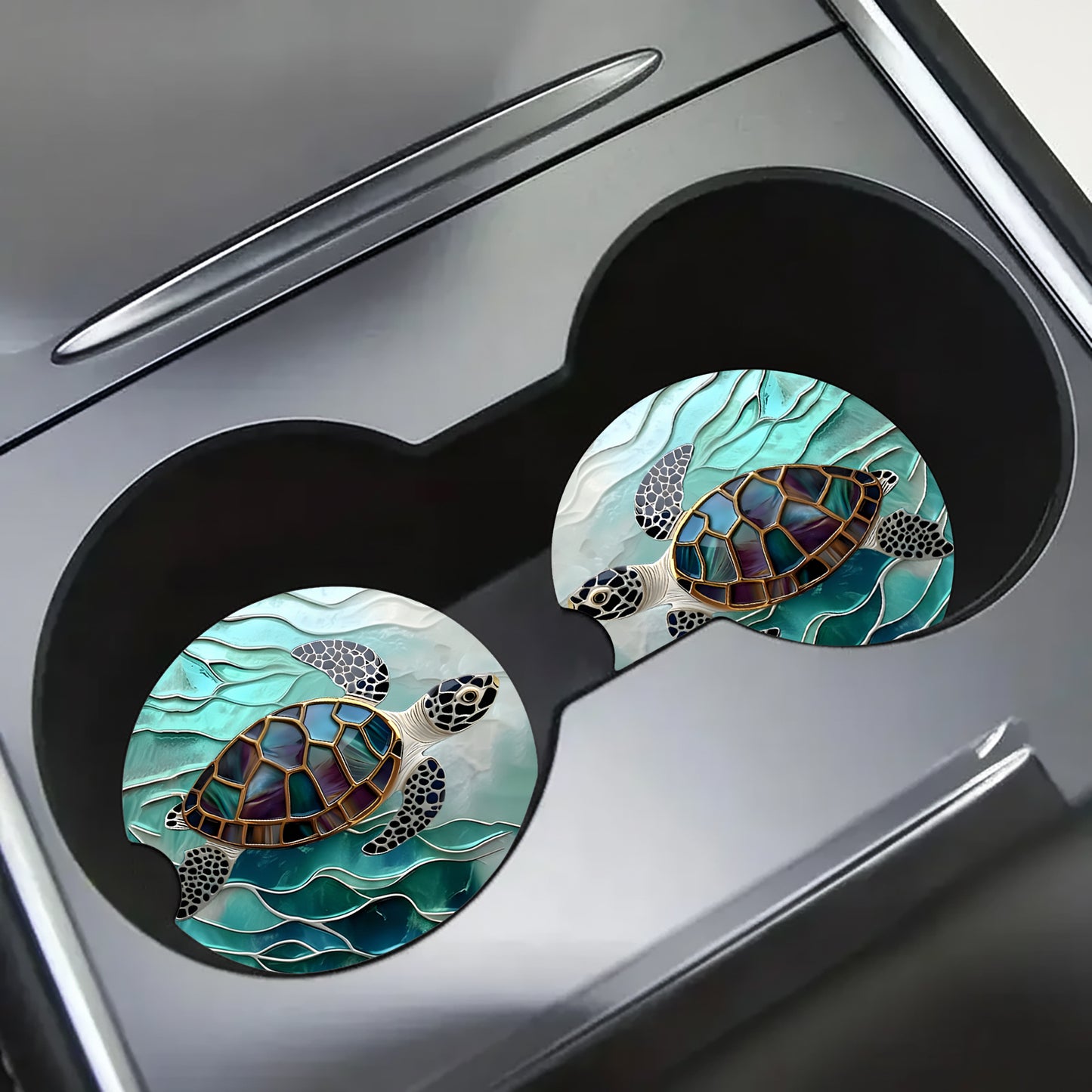 Ocean Turtle Car Coaster