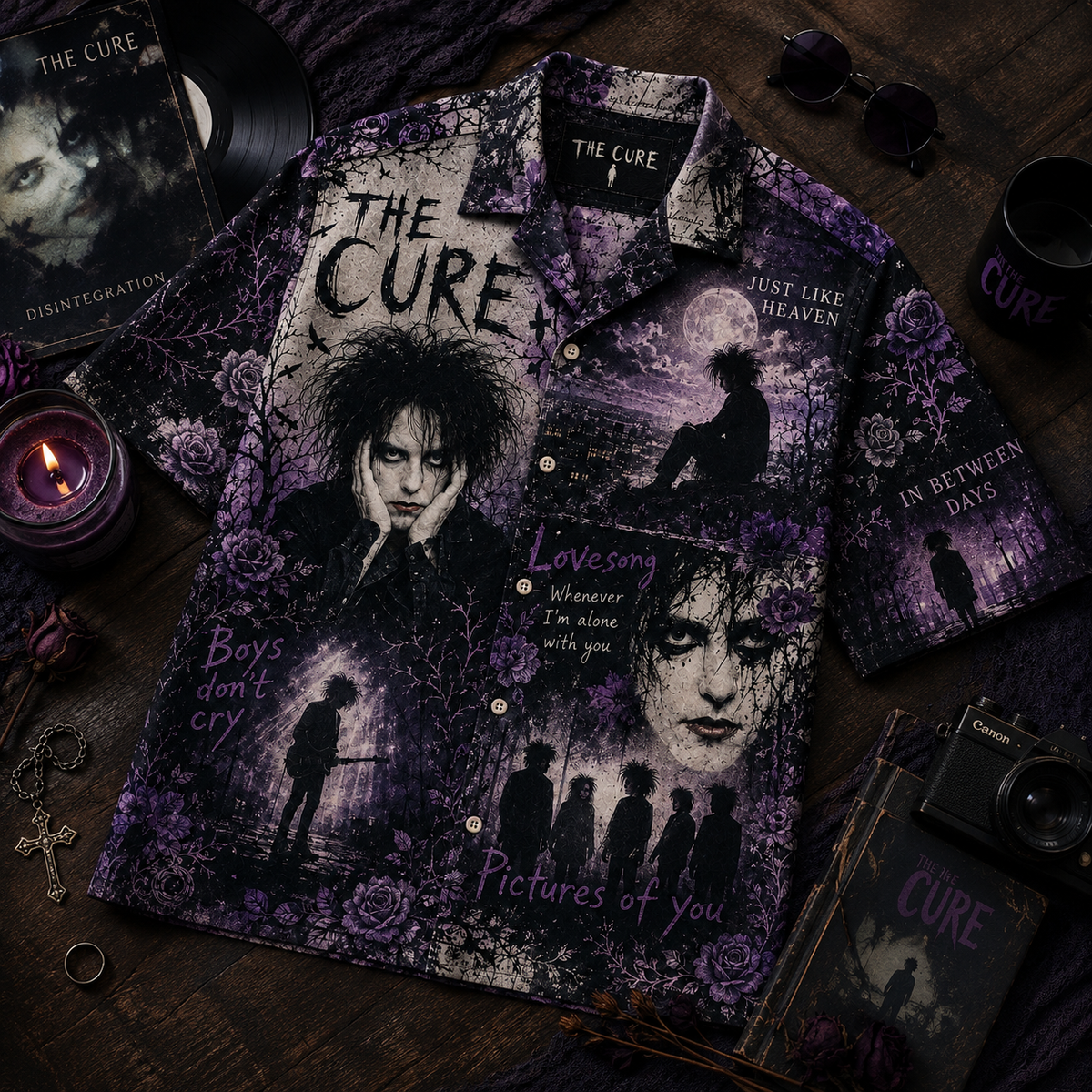 The Cure Hawaiian Shirt - Vintage Music Fan Gift 2