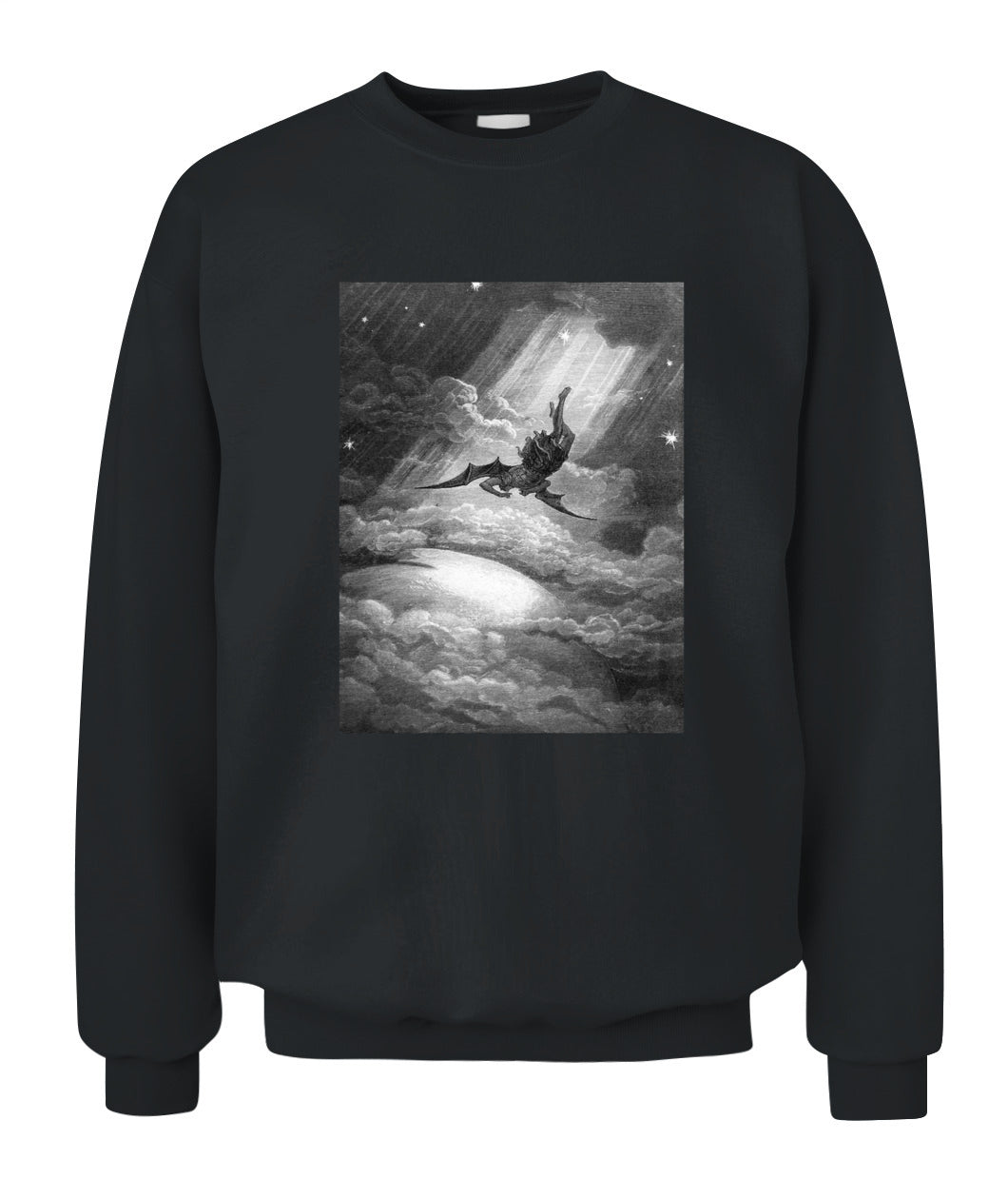 Fallen Angel in the Cosmos – Vintage Dark Fantasy Apparel