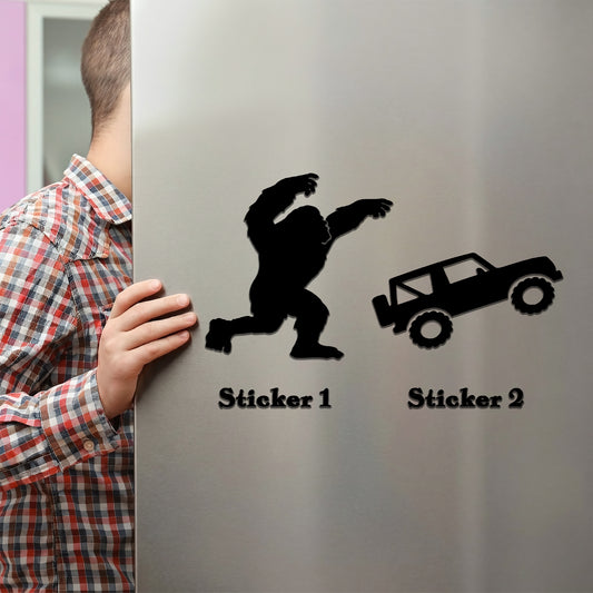 Bigfoot Jeep Magnet