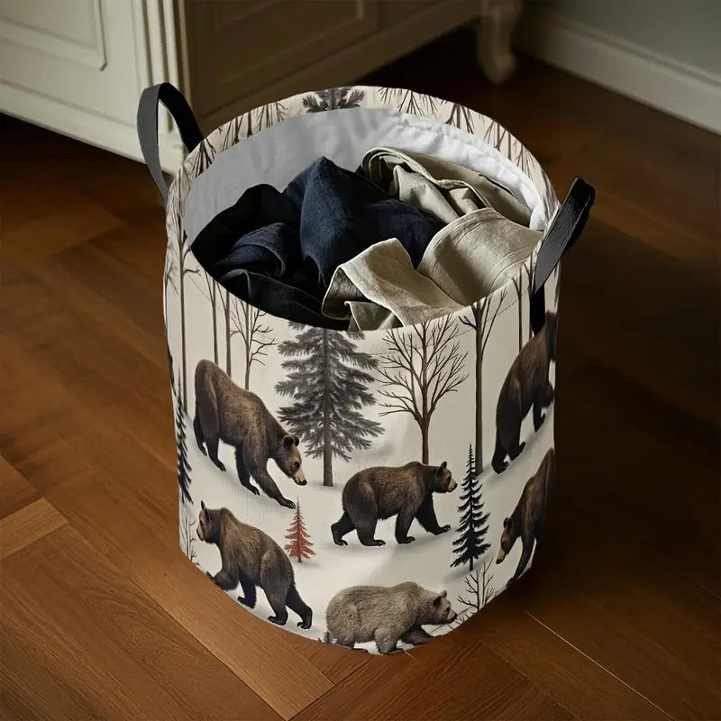 Woodland Bears - Storage Basket
