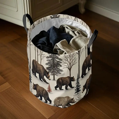Woodland Bears - Storage Basket