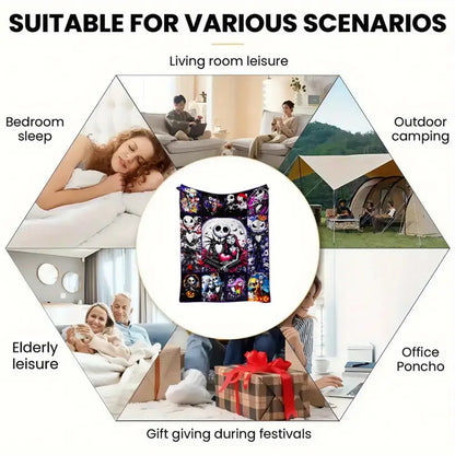 Cozy Christmas Cow Blanket - Perfect Holiday Gift