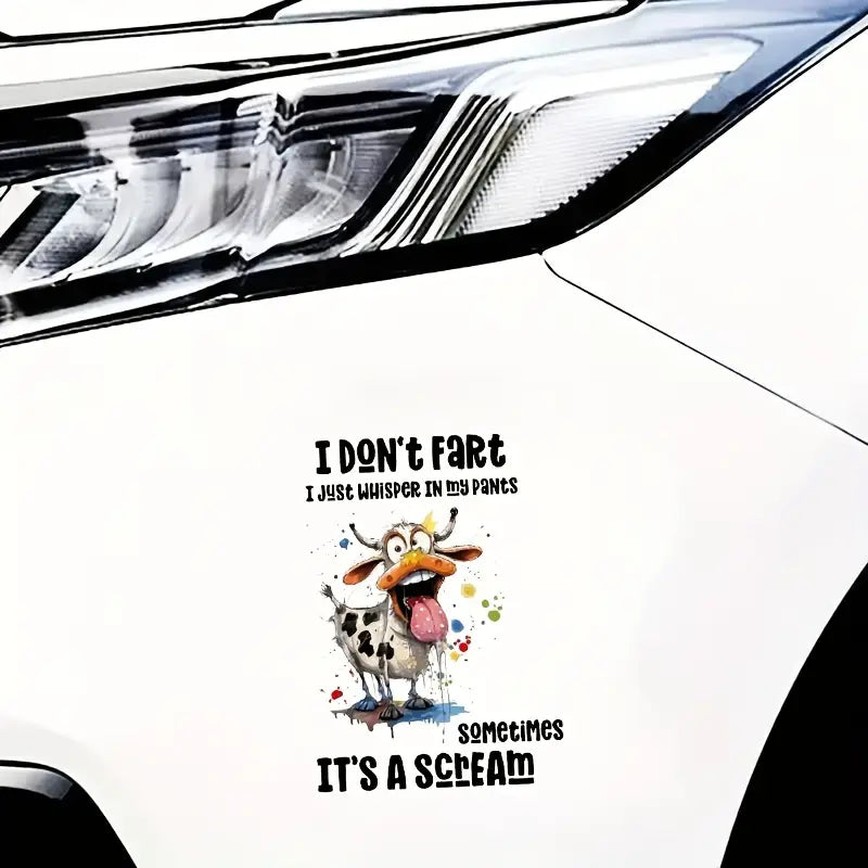 I Don't Fart - Cow Sticker