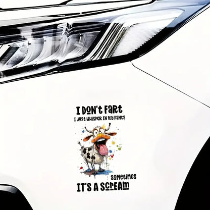 I Don't Fart - Cow Sticker