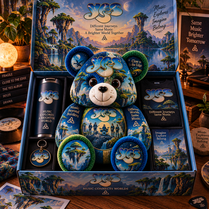 Yes Bear Custom Shaped Pillow – Progressive Rock Music Fan Gift