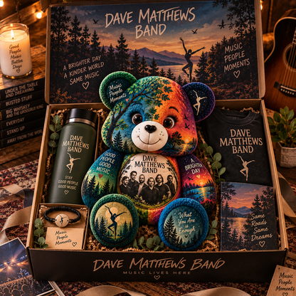 Dave Matthews Band Bear Custom Shaped Pillow – Music Fan Gift