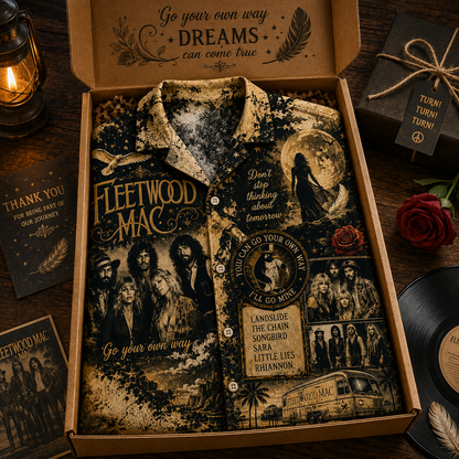 Fleetwood Mac Hawaiian Shirt - Vintage Music Fan Gift 2