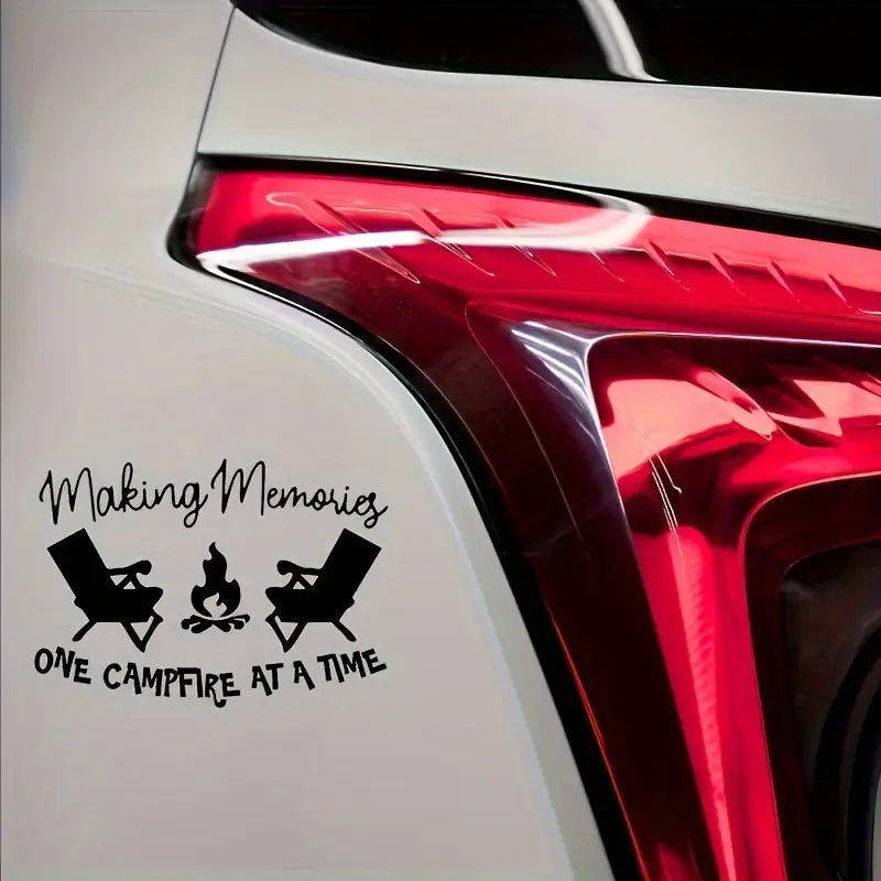 Making Memories One Campfire At A Time Vinyl Sticker
