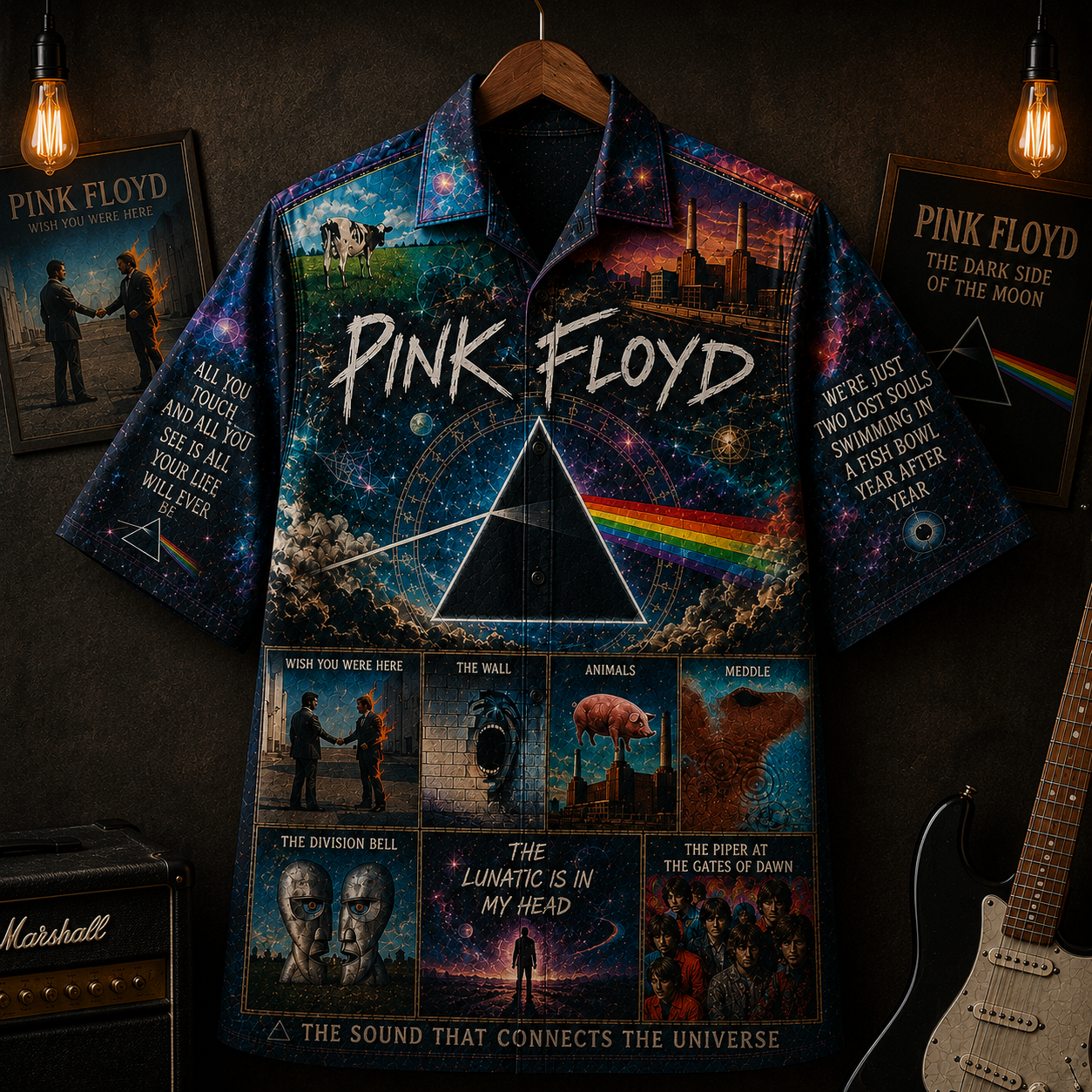 Pink Floyd Band Hawaiian Shirt - Vintage Music Rock Fan Gift 3