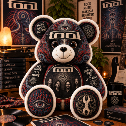 Tool Bear Custom Shaped Pillow – Progressive Metal Fan Gift