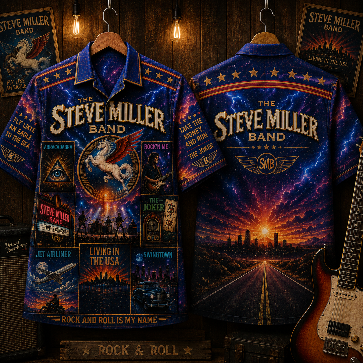 Steve Miller Band Hawaiian Shirt - Vintage Music Fan Gift
