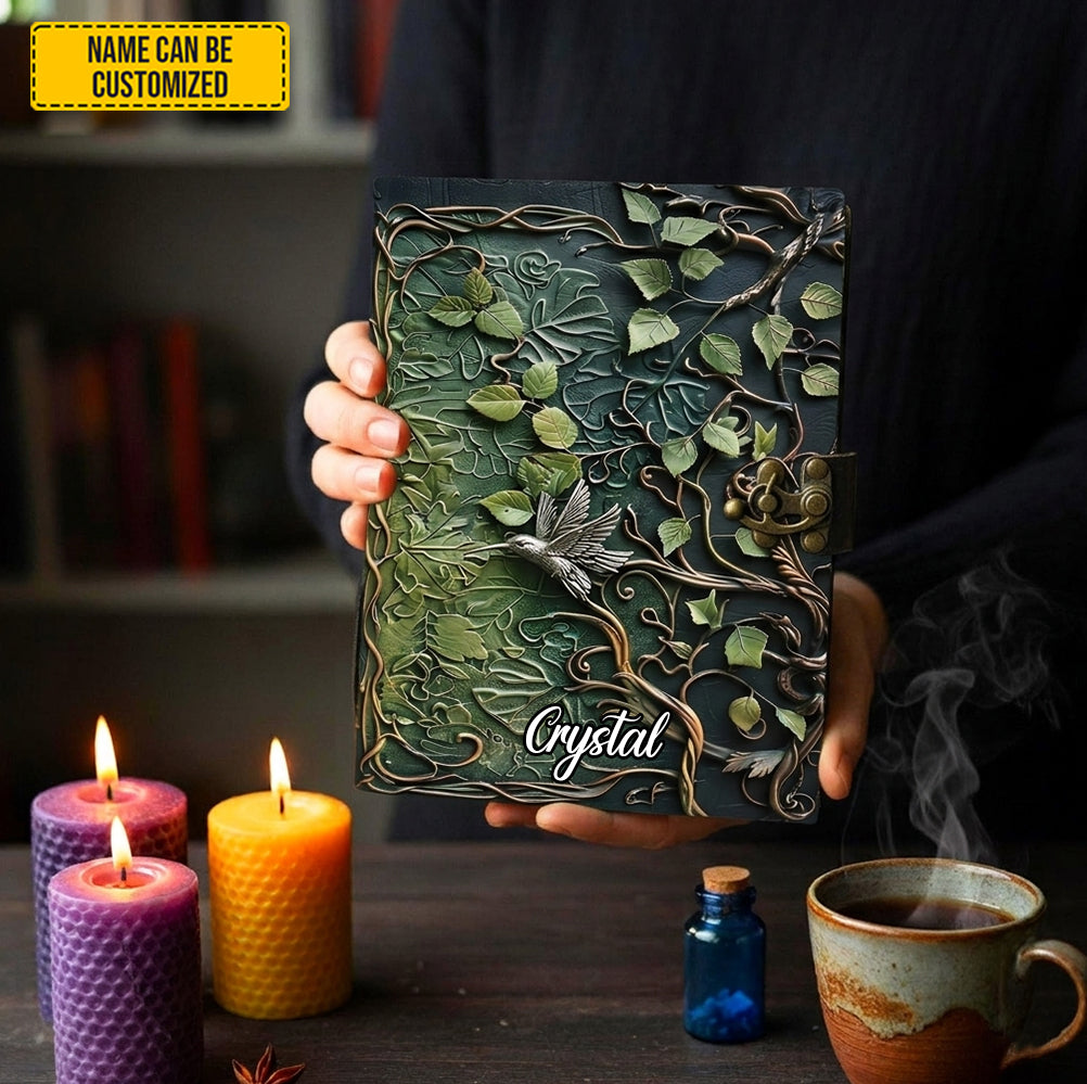 Personalized Tree of Life Leather Journal