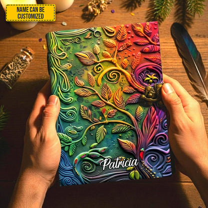 Personalized Tree of Life Leather Journal