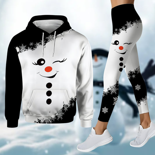 Personalized Snowman Hoodie and Leggings