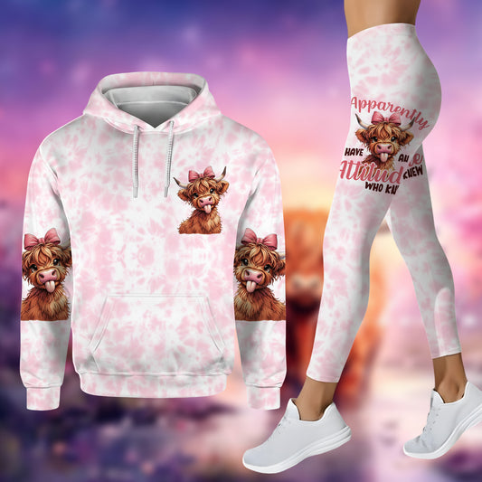 Apparently Cow - Personalized Hoodie and Leggings