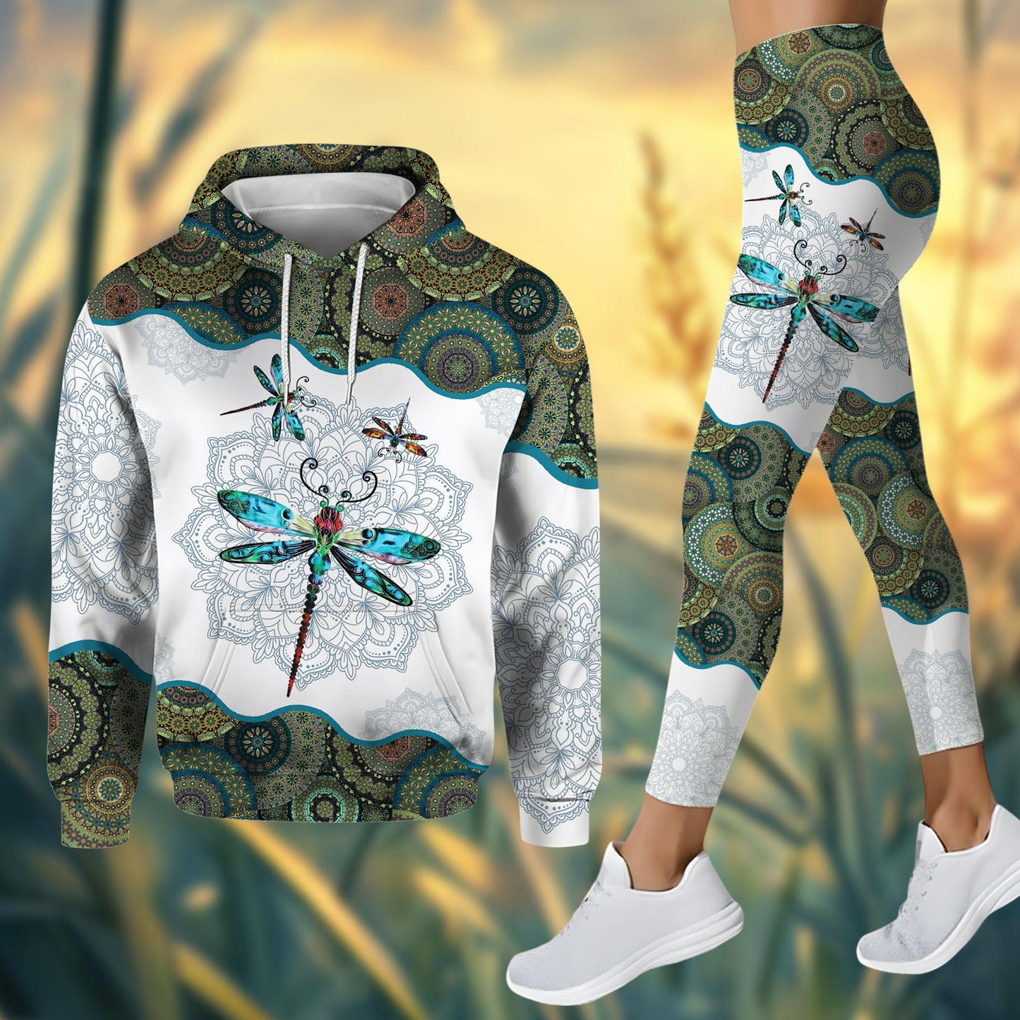 Personalized Dragonflies Hoodie and Leggings