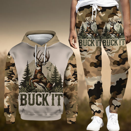 Buckle It – Personalized Hunting Hoodie and Sweatpants