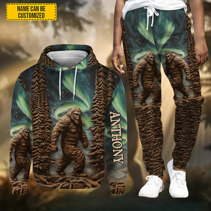 Bigfoot In Jungle – Personalized Hoodie and Sweatpants