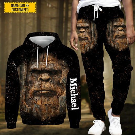 Personalized Bigfoot Hoodie and Sweatpants Set