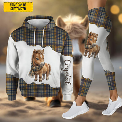 Personalized Cute Horse Hoodie and Leggings