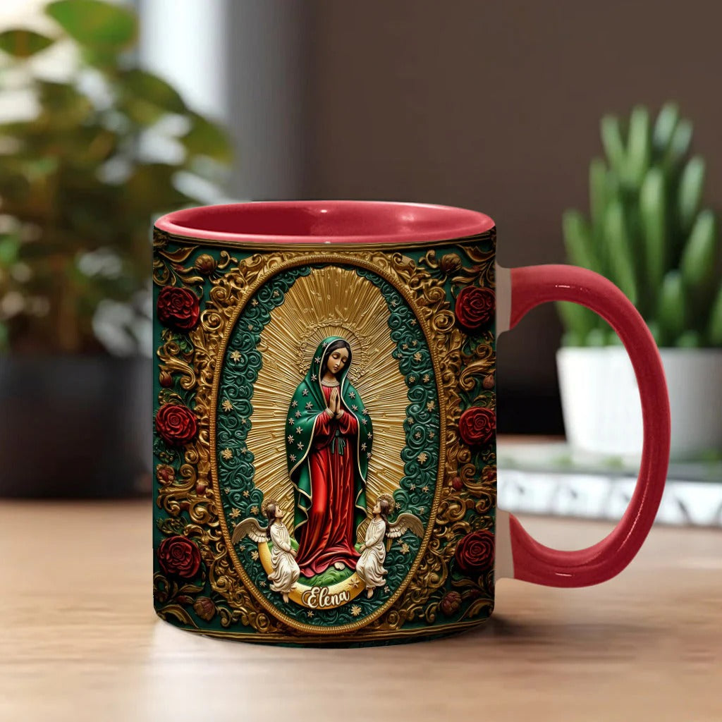 Our Lady Of Guadalupe - Personalized Christian Accent Mug