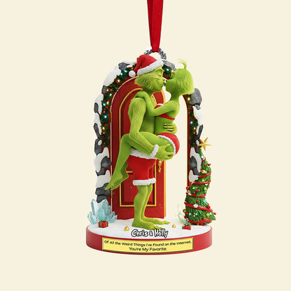 Naughty Couple Christmas - Personalized Gifts For Couple Ornament