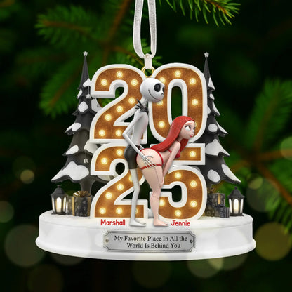 Funny Couple - Personalized Gifts For Couple Ornament