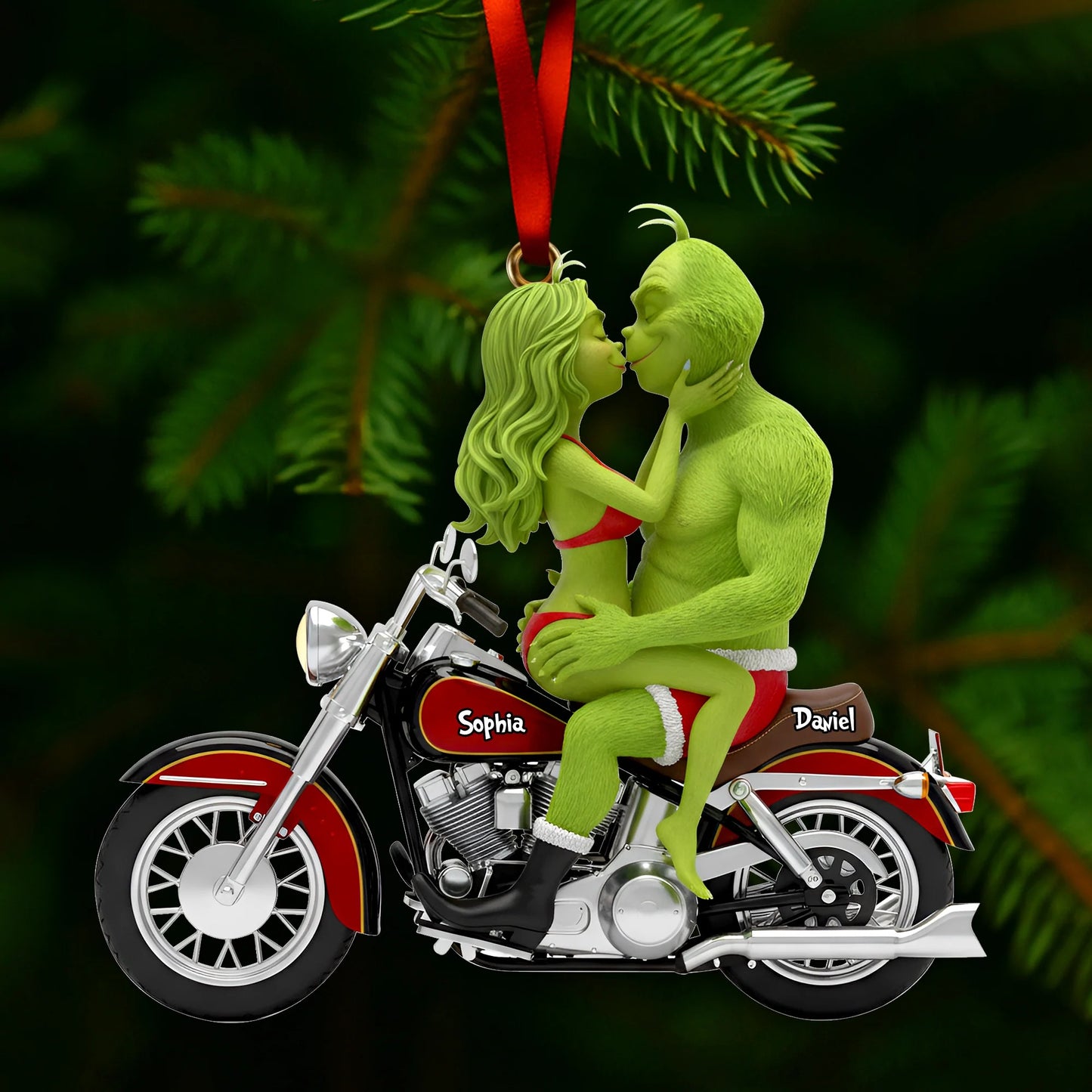 Couple's Ride Together Ornament - Personalized Gifts For Couple Ornament