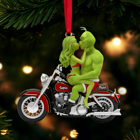 Couple's Ride Together Ornament - Personalized Gifts For Couple Ornament