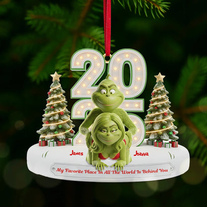 Funny Couple - Personalized Gifts For Couple Ornament