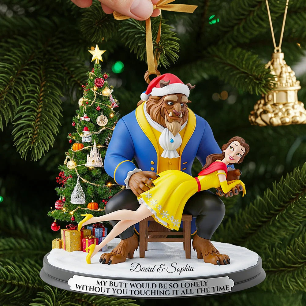 Funny Couple Ornament - Personalized Couple Ornament