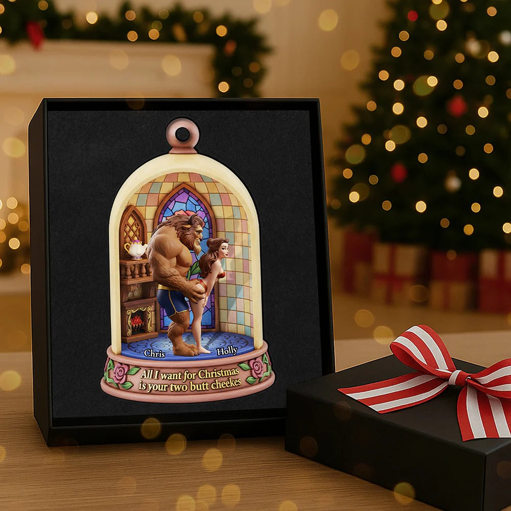 Naughty Couple Acrylic - Personalized Gifts For Couple Ornament