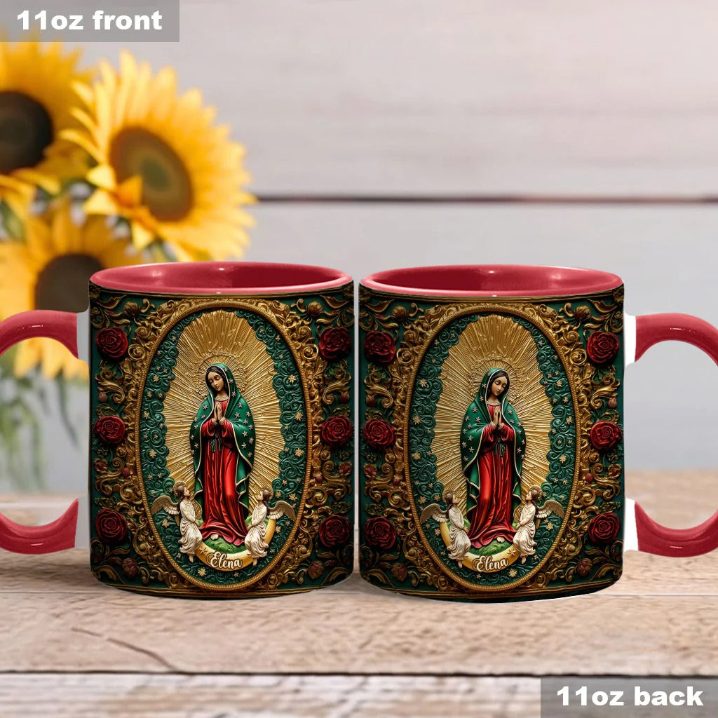 Our Lady Of Guadalupe - Personalized Christian Accent Mug